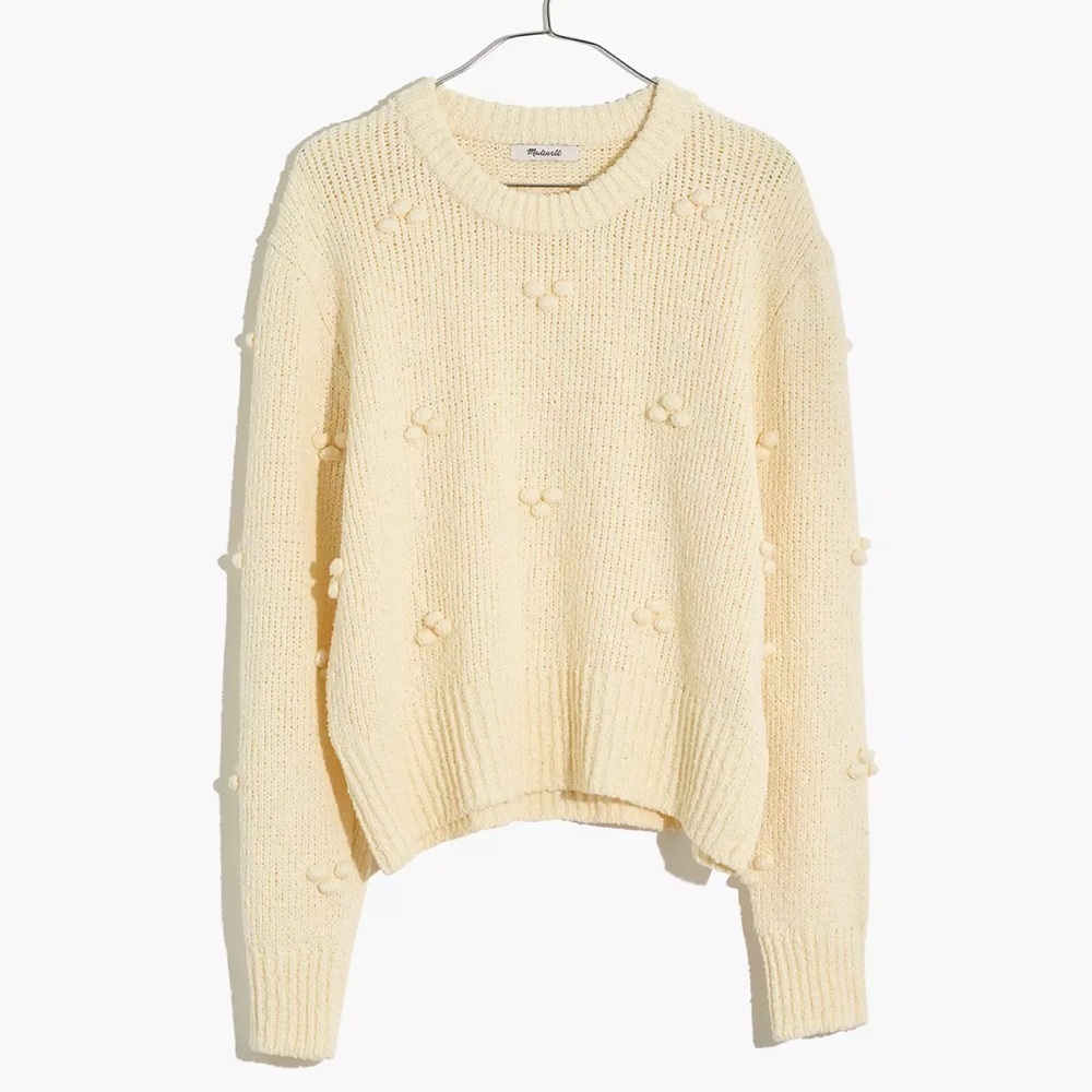 Madewell Dotted Bobble Pullover Sweater size XS